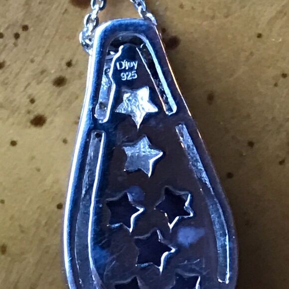 Natural Star Ruby Sterling Silver Necklace - Picture 4 of 11